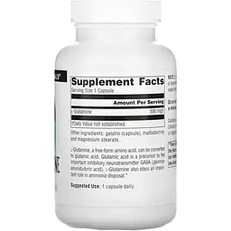 Глутамін Source Naturals L-Glutamine 500 мг 100 таблеток - мініатюра 2