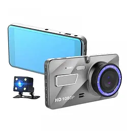 Автомобільний відеореєстратор DVR A-11TP (2 камери) Full HD - мініатюра 2