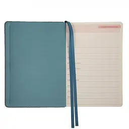 Щоденник А5 Leo Planner недатований Vibe твердий димчасто-блакитний 320 сторінок (252697) - мініатюра 7