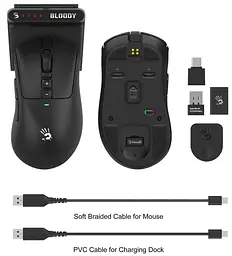 Миша Bloody A4Tech R73 Ultra Duo Black (R73 Ultra Duo (Black)) - мініатюра 12