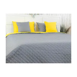 Покривало Руно мікрофайбер Yellow Grey 150x212 см (360.52У_Yellow Grey) - мініатюра 8