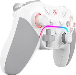 Геймпад Bloody GPW70 White/Grey бездротовий USB 2.4GHz для ПК/PS3/Switch/Android подвійна вібрація - мініатюра 2