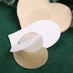 Комплект одноразових накладок Nipple, 5 пар, бежевий - мініатюра 3