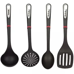 Tefal Набір кухонних аксесуарів Ingenio, 4шт, пластик, чорний