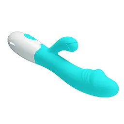 Вібратор з кліторальною стимуляцією Pretty Love Snappy light blue PRETTY LOVE BI-014173-A1 101958 - мініатюра 5