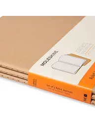 Записник Moleskine Cahier XXL, Лінійка Бежевий (QP431) - мініатюра 5