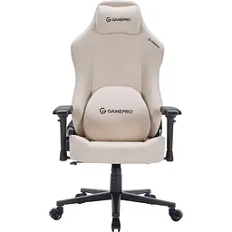 Ігрове крісло GamePro FGC750G Fabric Beige (FGC750G) - мініатюра 2