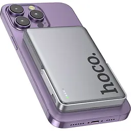 Зовнішній акумулятор Hoco Q36 Sunlight MagSafe 5000mAh 20W Gray (644884) [161350] - мініатюра 5