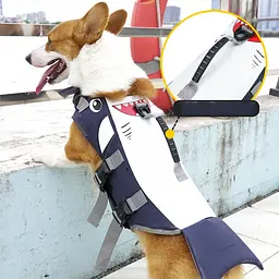 Рятувальний жилет для собак Wan Talk Cartoon Style Reflective Life Jacket, M - мініатюра 3