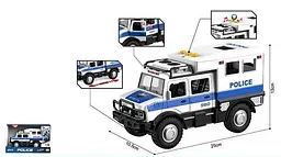Джип інерційний Поліція 1:16 зі звуком, світлом і дверима WY980A - мініатюра 2