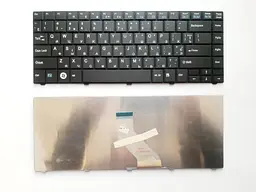 Клавіатура для ноутбуків Fujitsu LifeBook LH520, LH530, LH531, SH531 чорна UA/RU/US
