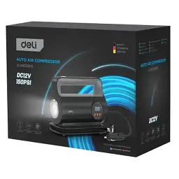 Автомобільний компресор Deli 22 Л/хв, 150 psi (EDL880280S) - мініатюра 7