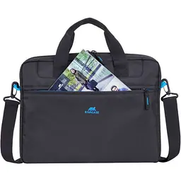 Сумка для ноутбука Rivacase 14" Regen Black (8027) (8027 (Black)) - мініатюра 4
