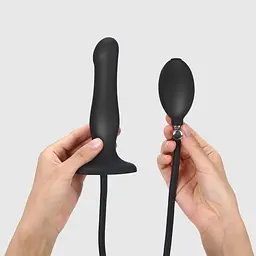 Надувний фалоімітатор Strap-On-Me INFLATABLE DILDO Plug - NOIR - мініатюра 3