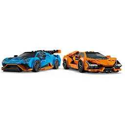 Конструктор ​LEGO Speed Champions Lamborghini Revuelto та Huracan STO 607 деталей (77238) - мініатюра 6