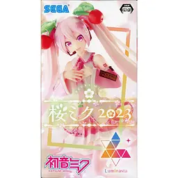 Фігурка Sega Вокалоїд Сакура Міку Vocaloid Sakura Miku 2023 20 см S V SM 2023 - мініатюра 4