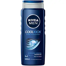 Гель для душа Nivea Men Cool Kick с ментолом 500 мл