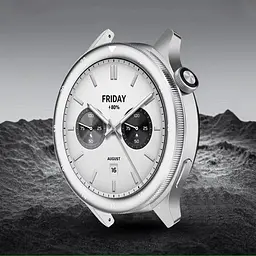 Безель металевий Sikai для смартгодинника Xiaomi Watch S3/S4 Silver-2 + захисне скло - мініатюра 9