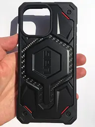 Протиударний чохол UAG Monarch Pro MagSafe для iPhone 15 Pro Max (6.7") Carbon Black 1144911F4242 - мініатюра 7