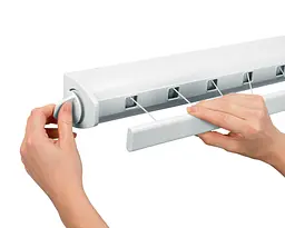 Сушарка для білизни Brabantia Pull-Out настінна висувна 22 м біла (385728) - мініатюра 4
