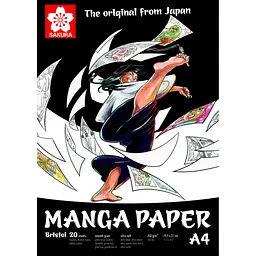 Альбом для малювання Sakura Manga A4 250 г/м² 20 аркушів