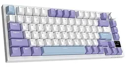 Клавіатура Ajazz AK820 PRO 75% Exploded Flying Fish Switch White RGB (AK820PRO-FF-PWB) - мініатюра 3