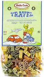 Макарони Dalla Costa Travel з томатом і шпинатом 250 г (8016419128114)