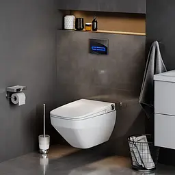 Унітаз підвісний AM.PM Inspire V2.0 безободковий FlashClean з сидінням-біде TouchReel (CCC50A1700SC) - мініатюра 2