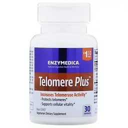 Добавка натуральна Telomere Plus, 30 капсул Enzymedica fit0022573