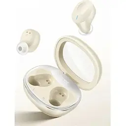 Навушники бездротові Hoco EQ3 TWS Milky White (бежеві) 6931474798572 - мініатюра 2