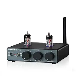Передпідсилювач звуку AIYIMA T1 Pro black + блок живлення 12V Bluetooth 5.1