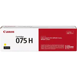 Картридж Canon 075H Yellow (6366C002) - мініатюра 1