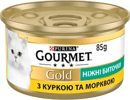 Набір вологого корму для котів Gourmet Ніжні биточки 1.02 кг (85 г x 12 шт.) - мініатюра 4