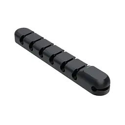 Тримач органайзер Primo TKC7 для USB кабелів силіконовий Black - мініатюра 2