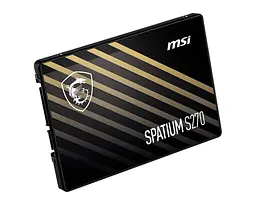 Твердотільний запам’ятовувальний пристрій накопичувач (SSD) SATA2.5" 240GB SPATIUM S270 S78-440N070-P83 MSI - мініатюра 4
