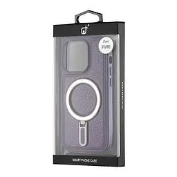 Чохол Jinduka Leather Ringo iPhone 14 Pro Purple - мініатюра 2