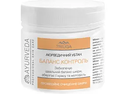Засіб для очищення шкіри Triuga Ayurveda 90г Убтан аюрведичний Баланс контроль