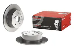 Диск гальмівний невентильований Toyota Camry, Aurion, Avalon, Lexus Es V 05-25р Brembo (08.B566.11) - мініатюра 2