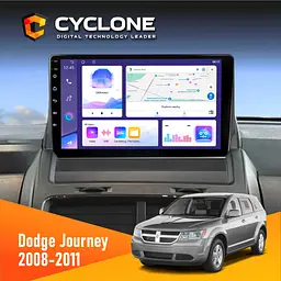 Штатна магнітола Dodge Journey 2008-2011 Cyclone C9-011 4x64, DSP Cyclone (НФ-00006953)