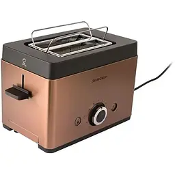 Тостер Silver Crest STT 850 Copper, 850 Вт, з насадкою для булочок, розморожуванням і регулюванням ступеня підсмажування - мініатюра 4