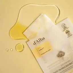 Маска для обличчя d'Alba White Truffle Double Mask Pack з екстрактом білого трюфеля та гіалуроновою кислотою 2.5 г + 30 г (DLB082) - мініатюра 3