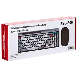 Клавіатура з мишкою бездротова ZYG ZYG-806 (43922-ZYG 806_567) - мініатюра 3