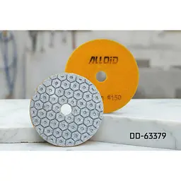 Круг алмазний Alloid Building Tools Combs шліфувальний на липучці 100 мм зерно 150 (DD-63379) - мініатюра 5