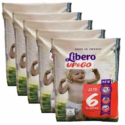 Підгузники - трусики Libero UP & GO 6 (13-20 кг), 105 шт
