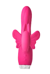 Вібратор кролик Dream Toys Flirts Butterfly Vibrator Pink - мініатюра 2