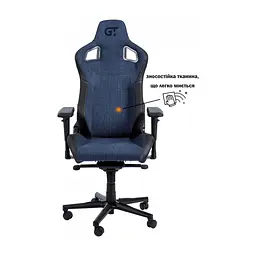 Крісло ігрове GT Racer X-8005 Dark Blue/Black - мініатюра 3