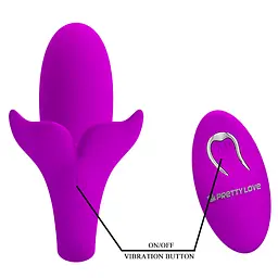 Вібратор Pretty Love Jordyn Stimulator Purple - мініатюра 8