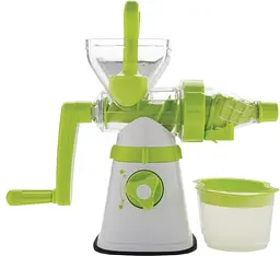 Соковижималка cоковитискач ручний шнековий багатофункціональний Guoyuan XD Design Manual Slow Juicer, Meileyi Салатовий 84797 - мініатюра 5
