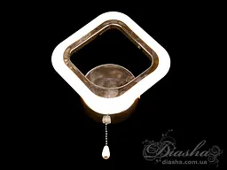 Світильник настінний LED Diasha A8060/1HR, 12W, 495 лм, 21 см, хром, акриловий плафон, сучасний стиль для дому - мініатюра 2