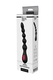 Вібростимулятор Cheeky Love Anal Flexi Beads 21 см (чорний) - мініатюра 2